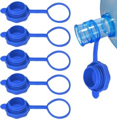 【5 PCS】3 & 5 Gallon Water Jug Cap, Upgrade Reusable Replacement Caps, Non Spill