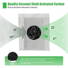 Activated Charcoal Carbon Filter in 20 Bags Packs For Pure Water Distiller SALE