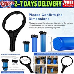 Water Filter Wrench for Big Blue-Style Filter Housings Whole House Cartridges -R