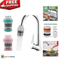 2 Pack Faucet Mounted Water Purifiers – Activated Carbon Filter for Clean Water