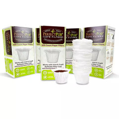 Cafe Filters Paper Coffee Filter Liners for Reusable K-Cups 500 Count – 100% Bio