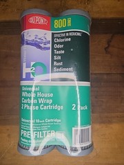 Twin Pack DuPont 800 Series 10″ Whole House Carbon Wrap Water Filters WFPFC8002