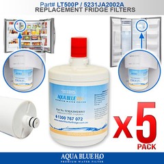 5 x Generic LG LT500P ADQ72910901 5231JA2002A-S Ice & Water Fridge Filter