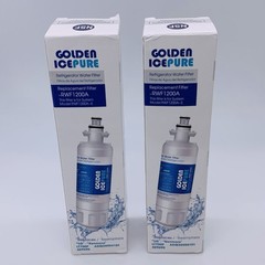 2 PK Golden IcePure RWF1200A Refrigerator Water Filters w/ 3 Carbon Air Filters