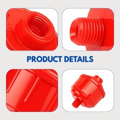 Nispira Disposable Mini Air & Water Spray Gun Filters Standard 1/4-Inch, 5 Pack
