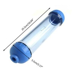 2X Water Filter Housing DIY Fill T33 Shell Filter Transparent Reverse Osmosis