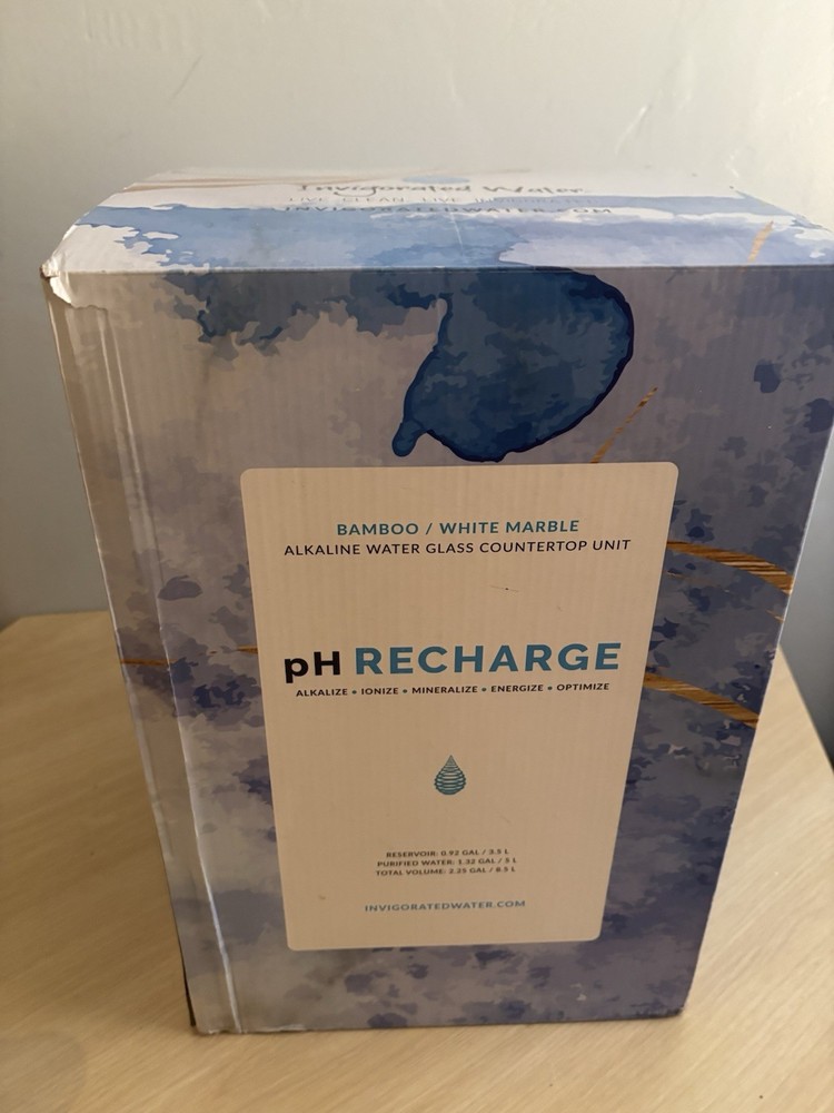 Invigorated Water pH Recharge Glass Alkaline Water Dispenser Filter System – …