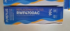 3-PACK PurePlus Refrigerator Water Filter RWF4700AC & Air Filters AF004 NEW/SEAL