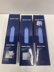 Lot of 3 Glacier Fresh Water Filters Model GF-20B Replaces Samsung HAF-CIN/EXP