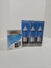 PurePlus Refrigerator water filter PP-RWF1200A Qty Of 3 W/ 1 AF004 Air Filter