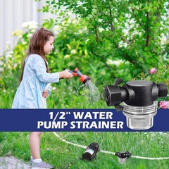 Water Pump Strainer Filter, Compatible with Shurflo Swivel Nut 255-315, 1/2 Inch