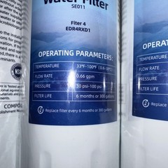 3-SETFEEL WATER FILTERS SE011 Filter 4 EDR4RXD1 (NEW OPEN BOX SEALED)