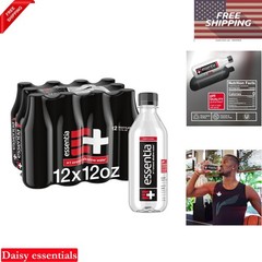 Essentia Water Ionized Alkaline Bottled Water 12 Pack 12 Fl Oz BPA Free