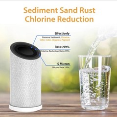 5 Micron 10″ x 4.5″ Carbon Block Water Filter for Big Blue Whole House GE FXHTC