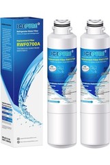 IcePure RWF0700A Refrigerator Water Filter 2 Pack for Samsung DA29-00020B