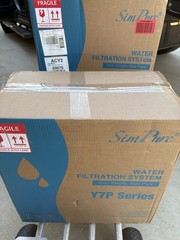 SimPure Y7P-BW UV Countertop Reverse Osmosis for Water Filtration Purification