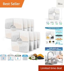 8-Pack Cat Water Fountain Filter Replacement Filters, Compatible with 84oz/2….