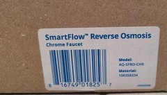 Aquasana SmartFlow Reverse Osmosis Water Filter System Chrome Faucet. New-Sealed