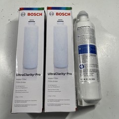 3 PACK Bosch Ultra Clarity Pro BORPLFTR50 Water Filter White #WFS200MF/WFS210MF