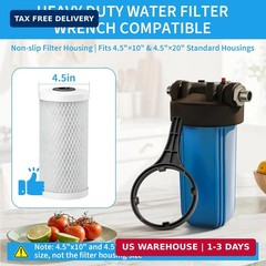 Heavy Duty Water Filter Wrench, 6.38″ Inner Diameter, fits for Big Blue Style Fi