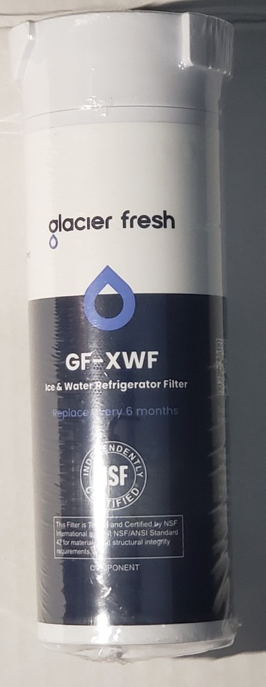 GLACIER FRESH GF-XWF GE Refrigerator Ice & Water Filter 1 Pk. ~New Sealed Filter