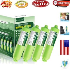 4-Pack RV & Marine Inline Water Filter – Odor & Taste Reduction, Rust & Chlor…