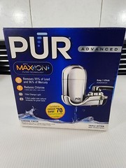 PUR Advanced Maxion Faucet Mount Water Filter Chrome Finish FM-3700B NEW OPENBOX